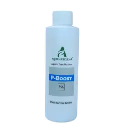 Buy Aquavascular P-Boost, aquarium phosphorus fertilizer India, phosphorus supplement aquarium plants, planted tank P fertilizer, liquid phosphorus aquarium, aquarium plant macronutrient fertilizer, CO2 tank phosphorus dosing, stem plant fertilizer India, planted tank deficiency correction, aquatic plant phosphorus booster