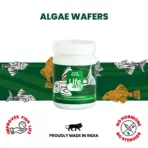 Buy Life AAYU Algae Wafer, pleco algae wafer, sinking wafers for catfish, spirulina algae wafers, bottom feeder fish food India, otocinclus food, pleco wafer diet, plant-based fish wafers, algae eating fish food, aquarium bottom feeder pellets