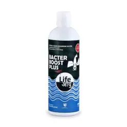Buy Life AAYU Bacter Boost Plus, aquarium beneficial bacteria India, ammonia control aquarium, natural bacteria starter, shrimp safe bacteria supplement, fish tank cycling liquid, 50ml aquarium bacteria, 100ml aquarium bacteria booster, 200ml fish tank bacteria, clear water bacteria supplement