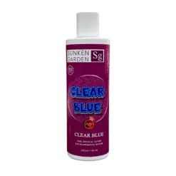Buy Sunken Garden Clear Blue, aquarium water clarifier India, instant clarity aquarium conditioner, algae haze remover, freshwater water clarifier, clear blue aquarium treatment, particle remover aquarium, shrimp safe water clarifier, cloudy tank fix India, aquarium polishing solution