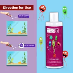 Buy Sunken Garden Good Bacteria, beneficial bacteria aquarium India, aquarium cycling bacteria, ammonia remover bacteria, nitrite converting bacteria, freshwater aquarium bacteria booster, aquarium biological filter support, shrimp safe bacteria supplement, new tank cycling India, nitrifying bacteria for aquariums