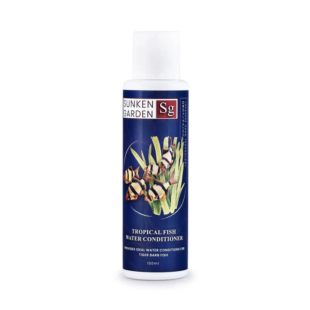 Buy Sunken Garden Tropical Fish Water Conditioner, tropical fish water conditioner India, aquarium dechlorinator tropical fish, Indian tap water conditioner for aquariums, chlorine neutralizer for tropical fish, pH stabiliser tropical aquarium, community tank water conditioner, guppy water conditioner India, tetra aquarium water conditioner, water conditioner for planted tanks, tropical aquarium starter kit water treatment