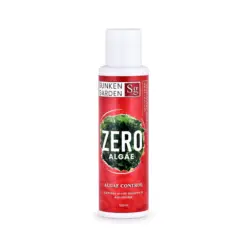 Buy Sunken Garden Zero Algae, aquarium algae remover India, fish safe algae treatment, planted tank algae control, hair algae remover aquarium, green algae treatment India, diatom remover aquarium, algae control for aquascaping, shrimp safe algae treatment, clear water algae solution aquarium