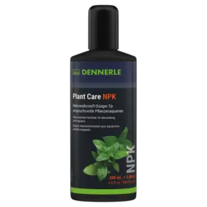 Buy Dennerle Plant Care NPK 250ml, aquarium plant fertilizer NPK, planted aquarium fertilizer India, freshwater aquarium plant nutrients, NPK fertilizer for aquarium plants, liquid fertilizer for planted tank, aquarium plant growth fertilizer, macronutrient fertilizer aquarium, Dennerle NPK dosage, best fertilizer for aquarium plants India