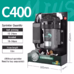 Buy MIUS C400 Rainforest Sprinkler Pump Kit, high pressure misting pump terrarium India, MIUS C400 misting system, rainforest sprinkler pump vivarium, dart frog misting system, reptile humidity control pump, paludarium misting pump kit, tropical plant misting system