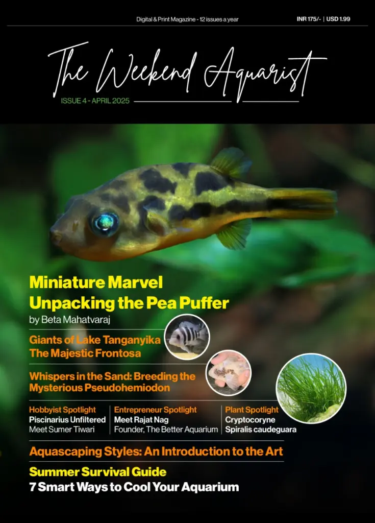 Buy The Weekend Aquarist - April 2025 Edition magazine