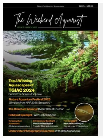 The Weekend Aquarist - March 2025 Edition Magazine