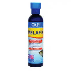 Buy API Melafix Bacterial Infection Treatment Online India, Melafix fish medicine India, aquarium bacterial infection treatment, fin rot treatment aquarium India, API Melafix 118ml, natural fish disease treatment, planted tank fish medication, fish wound healing treatment