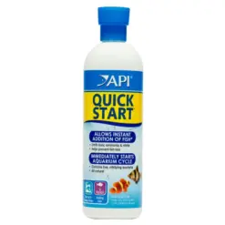 Buy API Quick Start Nitrifying Bacteria 237ml Online India, aquarium bacteria starter India, instant cycle aquarium India, API Quick Start fish tank cycling, nitrifying bacteria aquarium India, new tank setup bacteria, ammonia remover aquarium bacteria, planted tank cycling bacteria