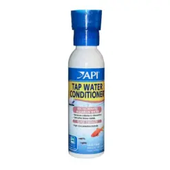 Buy API Tap Water Conditioner 118ml Online India, aquarium dechlorinator India, API water conditioner price India, chlorine remover for fish tank, chloramine neutralizer aquarium, freshwater water conditioner India, saltwater aquarium dechlorinator, heavy metal detoxifier fish tank, aquarium water treatment 118ml