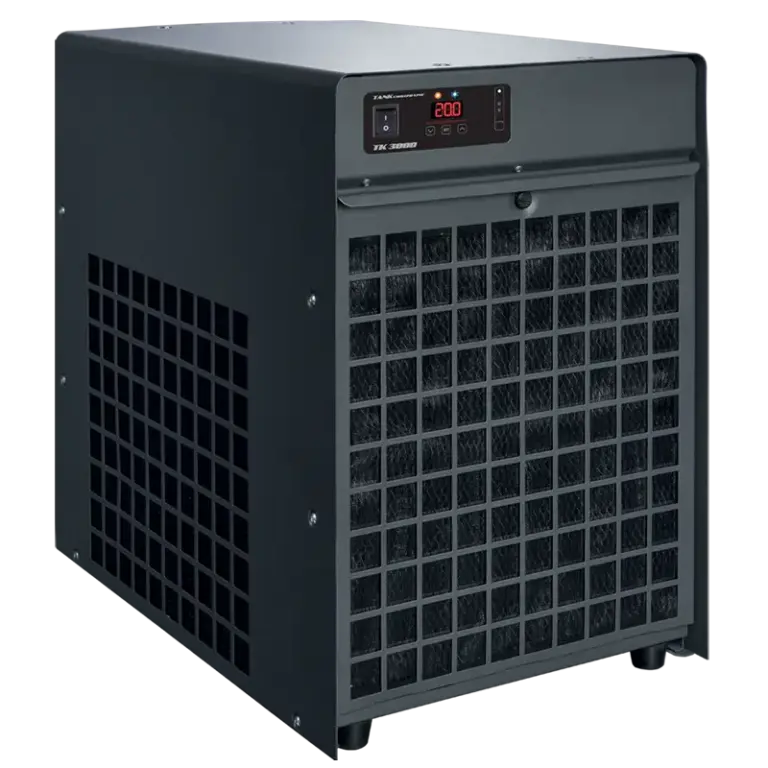 Buy TECO TK-3000 Aquarium Chiller Online India, aquarium chiller for large tanks India, TECO aquarium chiller, marine aquarium chiller India, planted tank water chiller, titanium heat exchanger aquarium chiller, professional aquarium cooling system, reef tank chiller India
