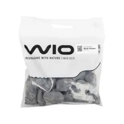 Buy WIO Black Venom Nano Boulder 2kg Online India, black aquarium boulder nano tank India, nano aquascaping stone black, WIO black venom boulder, shrimp aquarium hardscape stone, dramatic nano aquascape rock India, planted aquarium boulder nano