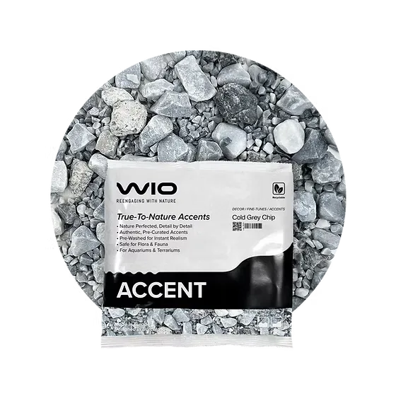 Buy WIO Cold Grey Accent Gravel Mix Online India, cold grey aquarium gravel India, aquarium accent gravel cool tone, biotope aquascaping accent substrate, WIO cold grey chip, decorative aquarium gravel India, nature aquascape accent stones, freshwater aquarium detailing gravel