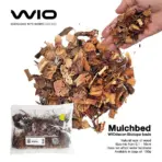 Buy WIO Mulchbed Biotope Bed Online India, biotope aquarium mulch substrate India, blackwater aquarium substrate, forest floor aquarium bed, WIO biotope bed 150g, natural biotope aquascaping material, inert aquarium substrate India, freshwater biotope substrate