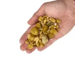 Buy WIO Yellow Accent Gravel Mix Online India, yellow aquarium accent gravel India, biotope aquascaping accent substrate, natural yellow aquarium gravel, WIO yellow chip 750g, decorative aquarium gravel India, nature aquascape accent stones, freshwater aquarium detailing gravel
