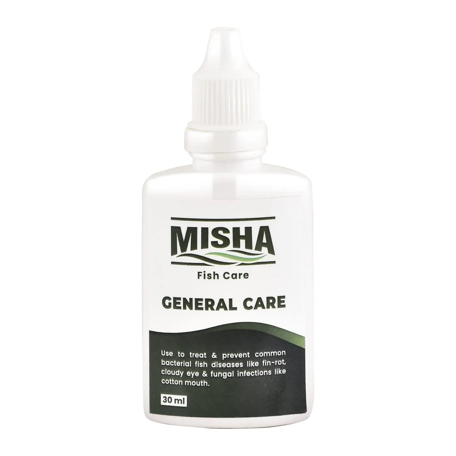 Misha General Care Aquarium Supplement - 30ml - Image 1 Misha General Care Aquarium Supplement - 30ml - Misha General Care, aquarium supplement India, fish tank nutrient booster, freshwater aquarium care, liquid fish supplement, aquarium vitamins, plant growth enhancer, aquarium health product, Indian aquarium accessories, fish immunity supplement