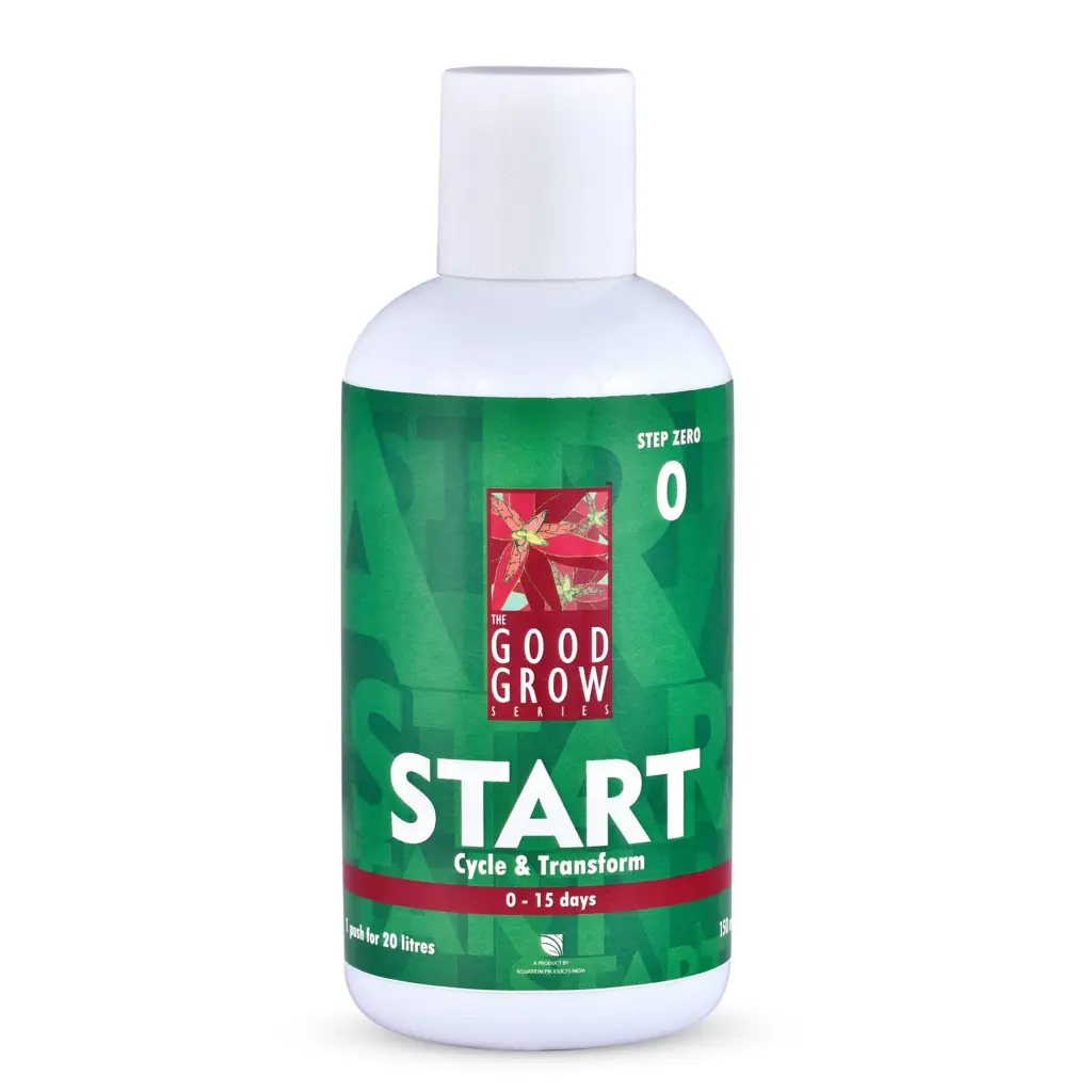 The Good Grow Series Start 150 mL - aquarium root growth enhancer, aquatic plant nutrients, aquarium setup, The Good Grow Series Start, root growth tabs, nutrient transport, Indian aquariums, new aquarium care, aquarium plant establishment