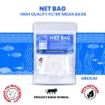 TCWS Net Bag Medium - TCWS Net Bag Medium, aquarium filter media bag, fish tank filter bag, reusable filter bag, biological filter media bag, activated carbon bag aquarium, bio media bag, zeolite bag, aquarium filtration accessories, durable media bag, aquarium water clarity, filter media holder India, aquarium filter supplies
