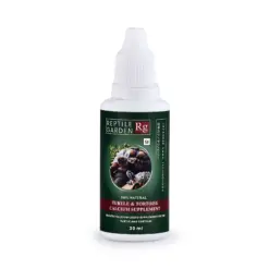 Reptile Garden Turtle & Tortoise Calcium Liquid Supplement – 30ml - turtle calcium supplement, tortoise calcium liquid, reptile calcium supplement India, aquarium turtle calcium, shell strength supplement, vitamin D calcium for turtles, stress relief supplement for turtles, liquid calcium for turtles and tortoises, reptile garden calcium supplement, turtle shell health supplement, calcium supplement for aquatic reptiles, reptile nutrition supplement