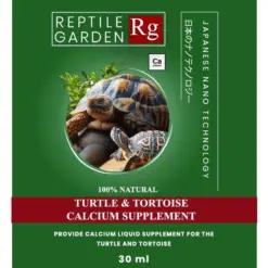 Reptile Garden Turtle & Tortoise Calcium Liquid Supplement – 30ml - turtle calcium supplement, tortoise calcium liquid, reptile calcium supplement India, aquarium turtle calcium, shell strength supplement, vitamin D calcium for turtles, stress relief supplement for turtles, liquid calcium for turtles and tortoises, reptile garden calcium supplement, turtle shell health supplement, calcium supplement for aquatic reptiles, reptile nutrition supplement