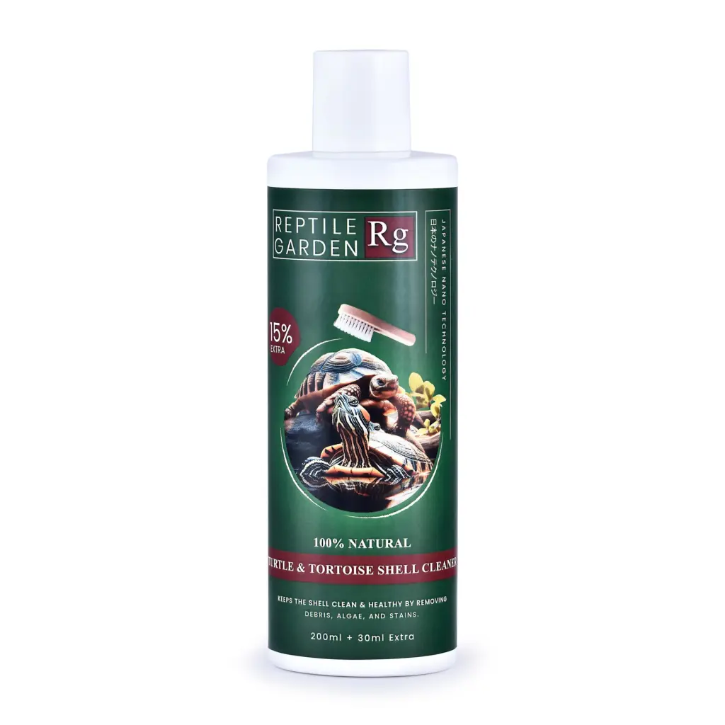Reptile Garden Turtle & Tortoise Shell Cleaner – Aloe Vera Infused Shell Cleaner - turtle shell cleaner, tortoise shell cleaner, aloe vera shell cleaner, reptile shell care spray, aquarium reptile shell cleaner India, turtle shell cleaning spray, tortoise shell maintenance, reptile shell hygiene product, shell cleaner for turtles, shell cleaner for tortoises, natural shell cleaner, pet reptile shell care