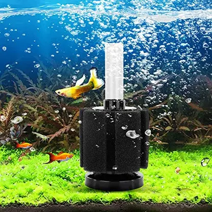 Xinyou XY-2835 Aquarium Sponge Filter - mini sponge filter, aquarium sponge filter, Xinyou XY-2835, sponge filter for small tanks, breeding tank filter India, silent aquarium filter, airlift sponge filter, biological mechanical filter, fish tank filter bowl, aquarium filter 1.5 ft tank