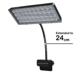 Neo Helios Flat Nano S3 Pro+ 13W Extended LED Light for Aquariums - Neo Helios Flat Nano S3 Pro+ 13W Extended, aquarium LED light, nano tank LED, terrarium LED light, 13W aquarium light, super bright aquarium light, anti-dazzle aquarium light, vivid color rendering LED, ultra-slim aquarium light, adjustable aquarium light, 30-45cm fish tank light, small aquarium lighting India, aquascape LED, Neo Helios India