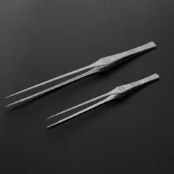 aquascaping tweezers, aquarium plant tool, Chihiros straight tweezers, 27cm plant tongs, stainless steel aquascaping tool, freshwater aquarium planting tool, marine aquarium maintenance, aquarium plant repositioning tool India, precision aquatic tweezers, long aquarium tongs, Chihiros aquascaping tool, professional aquarium tweezers, durable plant tweezers, serrated tip tweezers for aquarium