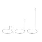 Chihiros Wabi Kusa Hanger (3-piece Set) - Chihiros Wabi Kusa Hanger, Wabi Kusa accessory, aquarium plant holder, emergent plant display, stainless steel aquarium, fish tank plant hanger, aquascape accessory India, Chihiros aquatic products, Wabi Kusa setup, aquatic plant support, rimless tank plant holder, aquarium decor India, S316 stainless steel hanger