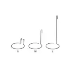 Chihiros Wabi Kusa Hanger (3-piece Set) - Chihiros Wabi Kusa Hanger, Wabi Kusa accessory, aquarium plant holder, emergent plant display, stainless steel aquarium, fish tank plant hanger, aquascape accessory India, Chihiros aquatic products, Wabi Kusa setup, aquatic plant support, rimless tank plant holder, aquarium decor India, S316 stainless steel hanger