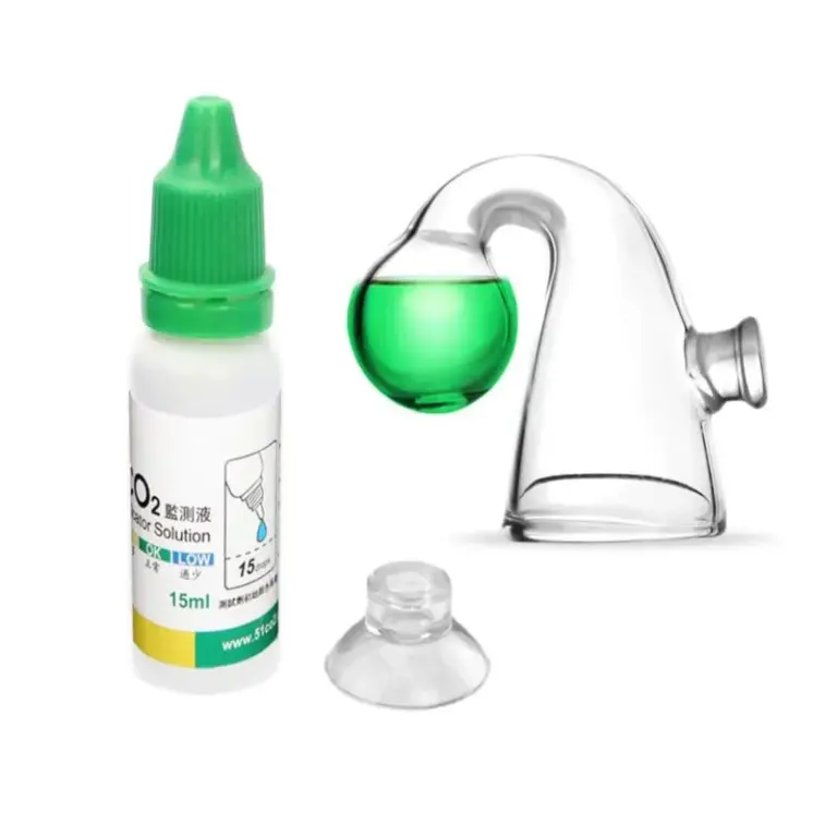 Buy Fzone CO2 drop checker, CO2 glass drop checker aquarium, planted tank CO2 indicator India, aquarium CO2 monitor, CO2 indicator aquarium India, glass CO2 checker planted tank, aquarium CO2 testing tool, planted aquarium CO2 monitor, aquascaping CO2 accessories India, Fzone aquarium CO2 accessories