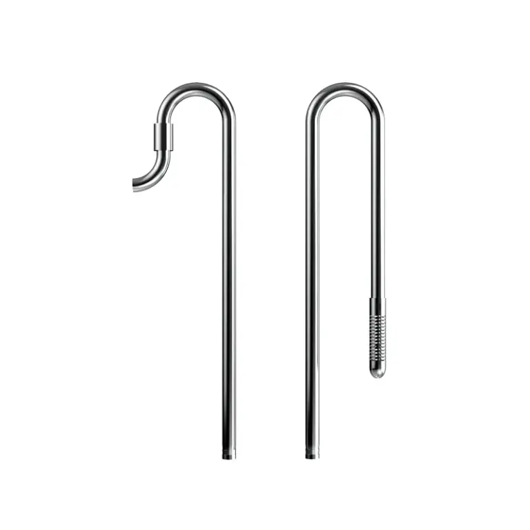Fzone stainless steel lily pipe, Fzone lily pipe 17mm, stainless steel lily pipe aquarium, aquarium lily pipe India, metal lily pipe for canister filter, 17mm aquarium pipe set, planted tank lily pipes, aquarium inflow outflow pipe set, Fzone aquascaping accessories, aquarium filter pipe kit India