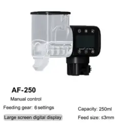 Jebao AF-250 Auto Food Timer for Aquariums - Jebao AF-250 Auto Food Timer, automatic fish feeder, aquarium food timer, auto fish food dispenser, fish tank feeder India, programmable aquarium feeder, battery powered fish feeder, auto feed for fish, Jebao fish food dispenser, automatic turtle feeder, fish food flakes dispenser, pellet feeder aquarium, compact fish feeder, LCD fish feeder, reliable auto feeder