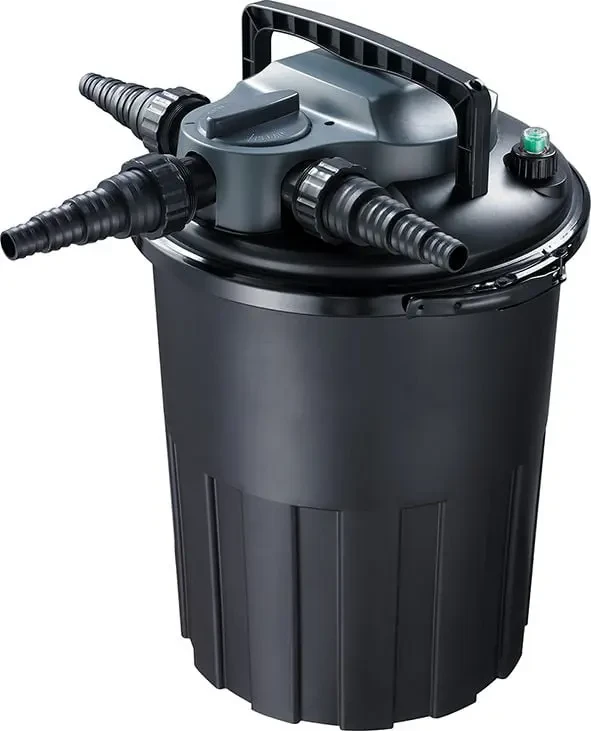 Jebao CBF 12000 Pressurised UV Pond Filter with 24W UV - Jebao pond filter, CBF 12000, pressurised UV filter, 24W UV pond filter, multi-stage pond filter, green water clarifier, pond water purification, easy clean pond filter, 12000L pond filter, outdoor pond filter India, pond filtration system, biological pond filter, mechanical pond filter, UV pond clarifier