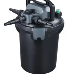 Jebao CBF 6000 Pressurised UV Pond Filter with 9W UV - Jebao CBF 6000, Pressurised UV Pond Filter, 9W UV filter, Pond filtration system, Green water algae removal, Outdoor pond filter, Jebao pond equipment, Multi-stage pond filter, Pond clarity filter, Easy clean pond filter, Garden pond filter India, Pond filter for 6000L, Pond water clarifier, Algae control pond filter, Pond cleaner