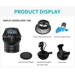 Jebao EOW-5M Wave Maker with App Control - Jebao EOW-5M wave maker, aquarium wave maker, Wi-Fi wave pump, app controlled wave maker, reef tank wave maker India, low voltage wave pump, adjustable flow wave maker, remote control aquarium wave maker, wave maker for marine aquarium, wave maker for freshwater tank, Jebao wave maker India