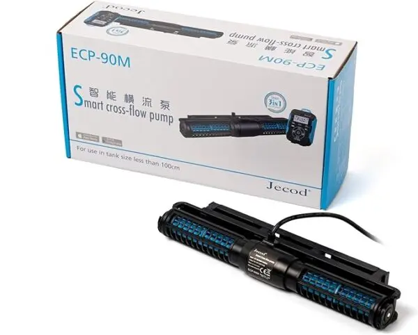 Jebao Jecod ECP-90M Cross‑Flow Pump Wave Maker - Jebao ECP-90M wave maker, cross flow pump aquarium, silent aquarium pump, WiFi controlled wave maker, 8000 LPH aquarium pump, 80 cm tank wave maker India, marine fresh water wave maker, Jebao wave maker app, aquarium wave action pump, compact aquarium pump India