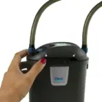 OASE FiltoSmart 100 Nano External Canister Filter - OASE FiltoSmart 100, nano canister filter India, external aquarium filter 100 litre, compact fish tank filter, multi-stage aquarium filter, quiet external filter, freshwater filter OASE, saltwater filter OASE, OASE aquarium products, fish tank filtration system, biological aquarium filter, mechanical aquarium filter, aquarium filter for 100 litres