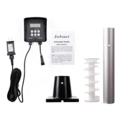 JEBAO FD-55 Automatic Pond Fish Feeder - Jebao FD-55, automatic pond feeder, pond fish food dispenser, outdoor fish feeder, digital pond feeder, programmable fish feeder, large capacity fish feeder, automatic koi feeder, 220V 12V feeder, fish feeding automation, pond care equipment, fish health feeder, granular fish food dispenser, timed pond feeding, best automatic pond feeder India, waterproof fish feeder, pet fish feeding solution