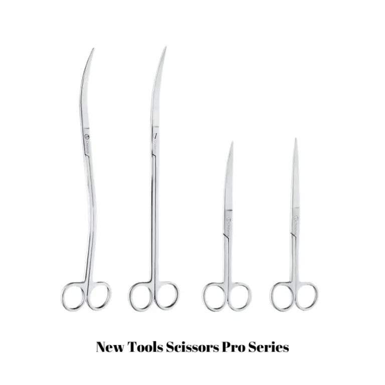 Chihiros Curved Scissors Pro - 28cm - aquarium plant scissors, curved aquascaping scissors, Chihiros Pro scissors, 28cm plant trimmer, aquarium floor plant trimming, aquatic carpet plant cutter, precision aquarium tools India, Chihiros curved shears, planted tank scissors, aquarium trimming tool, professional aquascaping equipment, zemin plant scissors