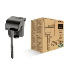 Aquael FZN PRO 400 Hang On Cascade Filter for Aquarium 10‑75L - Aquael FZN PRO filter, cascade aquarium filter 10‑75L, aquarium filter India, low power aquarium filter, quiet aquarium filter, nano aquarium filter, shrimp tank filter, marine tank filter, 320l/h cascade filter, 4.5W aquarium filter, Aquael cascade filter review, aquarium filtration system, sustainable aquarium filter