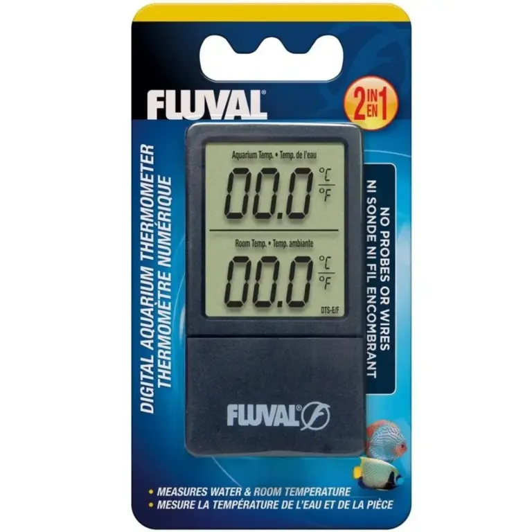 Buy Fluval 2-in-1 Digital Aquarium Thermometer, Fluval aquarium thermometer, digital aquarium thermometer India, fish tank thermometer India, aquarium water temperature monitor, digital fish tank temperature meter, Fluval aquarium accessories, aquarium temperature checker, freshwater aquarium thermometer, aquarium monitoring tools India