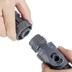 Shiruba CA-312D12, Shiruba quick release double tap, Shiruba double tap 12/16mm, Shiruba double tap 16/22mm, aquarium hose quick connector, canister filter quick release valve, aquarium hose shut off valve, external filter hose connector, canister filter accessories India, aquarium filter double tap valve