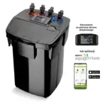 Aquael Hypermax 4500, Aquael Hypermax 4500 WiFi Link, Aquael Hypermax 4500 external filter, Hypermax 4500 filter India, Aquael canister filter India, 4500 LPH aquarium filter, external filter for 1500 litre aquarium, large aquarium canister filter India, WiFi aquarium filter, smart aquarium canister filter, Aquael Hypermax Link, aquarium filter with heater, 300W heated canister filter, external aquarium filter for large tank, 19/25mm canister filter