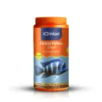 Intan Cichlid Pellets - Small | Floating Fish Food - Intan Cichlid Pellets Small, floating fish food for cichlids, African Cichlid food India, Mbuna fish pellets, Peacock Cichlid colour enhancing food, high protein cichlid diet, best food for juvenile cichlids, cichlid fish food with astaxanthin