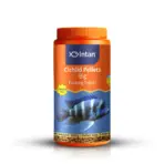 Intan Cichlid Pellets - Big | Floating Fish Food - Intan Cichlid Pellets Big, floating cichlid food India, high protein cichlid pellets, African Cichlid fish food, colour enhancing food for Cichlids, Mbuna fish food, Peacock Cichlid diet, Oscar fish growth food, Flowerhorn colour pellets, best cichlid food for growth