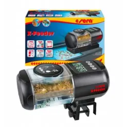 Buy Sera X-Feeder Automatic Feeder, Sera X Feeder India, Sera automatic fish feeder, automatic aquarium feeder India, programmable fish feeder, automatic feeder for aquarium fish, fish feeder for holidays, 120ml automatic fish feeder, automatic feeder for fish flakes, automatic feeder for granulated fish food, aquarium feeder 4 times daily, moisture proof fish feeder, automatic fish food dispenser India