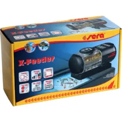 Buy Sera X-Feeder Automatic Feeder, Sera X Feeder India, Sera automatic fish feeder, automatic aquarium feeder India, programmable fish feeder, automatic feeder for aquarium fish, fish feeder for holidays, 120ml automatic fish feeder, automatic feeder for fish flakes, automatic feeder for granulated fish food, aquarium feeder 4 times daily, moisture proof fish feeder, automatic fish food dispenser India