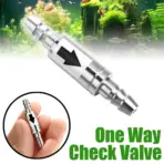 Stainless Steel Non Return Check Valve For Aquarium Air Pump - Petzlifeworld check valve, stainless steel non return valve for aquarium, aquarium air pump backflow preventer, stainless steel aquarium valve India, air pump safety valve for fish tank, non return valve for air pump price India, best check valve for aquarium air pump