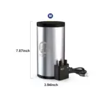 FZone External Canister Filter - external canister filter for nano tank, stainless steel aquarium filter, USB powered fish tank filter, small aquarium canister filter India, nano tank filtration system, quiet external filter for desktop aquarium, multi stage aquarium filter, stainless steel canister filter price India